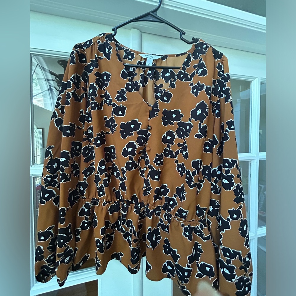 Tan blouse